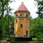Der Park um Wasserturm Putbus